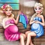 Cute Mommies: Pregnant Sauna